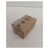 Liberty 3 W in. Heavy Duty Coat And Hat Hook, Flat Black, 10 Pack