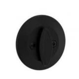 Kwikset One Sided Deadbolt, Matte Black, 2 Pack