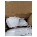 Parhoma 12-Piece Modern White Melamine Dinnerware Set Service for 4 People - Retail: $161