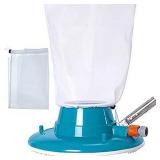 U.S. Pool Supply Professional Swimming Pool Leaf Terminator Vacuum - 15  Pool Cleaner Body  8 Pressure Jets  4 Rotating Wheels  3 Perimeter Brushes  2 Debris Bags - Below or Above-Ground Sucker Eater 