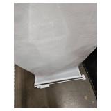 White Mesh Retractable Wall-mounted Dog/Cat Gate, 5ft