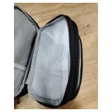 Black Electronics Zippered Pouch