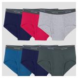 Fruit of the Loom Men s Fashion Briefs  6 Pack  Sizes S-3XL - Retail: $35