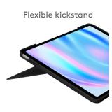 Logitech Combo Touch iPad Air 13-inch (M2 and M3)(2024 and 2025) Keyboard Case - Detachable Backlit Keyboard with Kickstand, Comfortable Typing, Multi-use Mode - Midnight Black