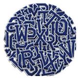 Letter Iron On Patches, A-Z Alphabet Embroidery Applique Patch, DIY Decorative Heat Press Name Patches for Clothing Jeans Jackets Backpacks Hats (Blue 104 Pcs) - Retail: $14