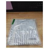 YEENAASY Throw Pillow Covers 18x18 Set of 2 Striped Fringe Pillow Cover Farmhouse Cushion Covers with Tassel Neutral Boho Pillows Decorative Square Pillowcase for Couch Sofa Bed, Blue - Retail: $25