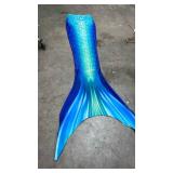 Shimmering Blue Mermaid Tail Costume 13-14 Year Old - Retail: $45