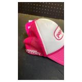 Poppi Brand Pink and White Mesh Trucker Hat - Retail: $15