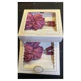 Satin Headwrap Hair Twister and Clip Set 8pc - A New Day White/Pink - Retail: $10