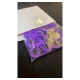 Liliful 50 Pcs Plain Silicone Rubber Bracelets Elastic Rubber Wristbands Blank Colored Bracelet Sports Bands for Stretch Wristband Wrist Bands for Women Men Party Gifts(Purple) - Retail: $10