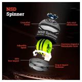Auto-Start NSD Spinner Gyro Ball  Up to 15,000 RPM Premium hand strengthener and wrist exerciser for grip strength training, forearm workout, and pain relief; durable and portable - Retail: $45