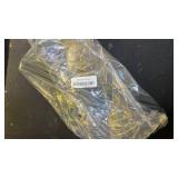 DONREN 12 Inches Long Black Valances for Windows - 2 Panels Blackout Window Valances for Basement with Rod Pocket (42 Inches Wide) - Retail: $17