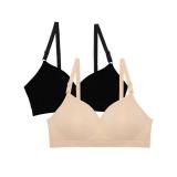 Fruit of the Loom Wireless Push-Up Bra 36B 2pk - Retail: $22