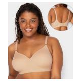 Fruit of the Loom Wireless Push-Up Bra 36B 2pk - Retail: $22