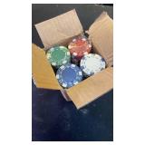 11.5 Gram Poker Chips,100pc Casino Poker Chips for Texas Hold