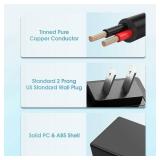 Kado Power Adapter 12V-2.5A 2A 1.5A 1.25A 1A AC/DC Power Cord 5.5x2.1mm with 8 Tips Made for Sceptre Monitor, Echo Smart Speaker and Display, Webcam, Router, Mini PC, Projector, CCTV, Bluetooth Speake