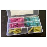 TICONN 60PCS Heat Shrink Butt Wire Connector Kit, Insulated Waterproof Electrical Wire Crimp Terminals Butt Splice for Marine Automotive (60PCS) - Retail: $9