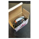 Honoson Mini Craft Iron Mini Heat Press Small Iron 3.93 x 2.36 x 2.76 in Portable Handy Tiny Flatiron with Charging Base Accessory for Fuse Bead Patch DIY Heat Transfer Vinyl(Orange) - Retail: $10