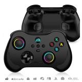 arVin Wireless Gamepad Controller for iPhone/iPad/Android/Tablet/Switch/PS4/PC with Hall Effect Sensing Joystick/RGB Light/Turbo/Back Key/6-Axis Gyro/Vibration/Play Xbox Cloud Gaming/Remote Play/CODM 