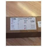 Task Lighting 24-inch Angle Power Strip - White - Retail: $45