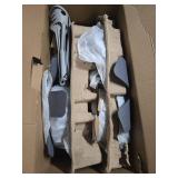 T-Fal Refresh Ceramic Pots and Pans Set, 20-Piece Nonstick Cookware Set, Stockpot, Griddle, Frying Pans, Utensils, Moon Grey - Retail: $150