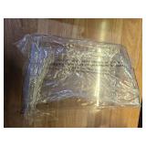 Gawerk 2 Pack Clear Acrylic Single Pocket, Plastic Hanging Wall Mount File Holder for Office Home, Clear - Retail: $23