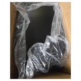 ELPHECO Bathroom Trash Can with Lid Soft Close, 3.5 Gallon / 13.5 Litre Stainless Steel Pedel Garbage Can with Removable Inner Bucket, Wastebasket for Bathroom, Office, Bedroom, Matte Black - Retail: 