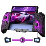 Spican Switch Controllers for Nintendo Switch/Switch OLED, Hall Effect Switch Wireless Pro Controller One-Piece Joypad, Full-Size Handheld Mode Controller Switch Games DAMAGED  - Retail: $50