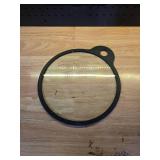 Tempered Round Glass Cutting Board for Kitchen Counter  Dishwasher Safe, Non-Slip Edges, Juice Groove for Meal Prep and Serving SINGLE - Retail: $25