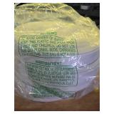 4 Pieces 5 Gallon Leak-Proof Bucket Lid Food Grade Plastic Storage Buckets Screw Seal Lids Screw Pail Lid Pet Food Storage Chicken Feeders Paint Storage Compatible with Gamma,White 12in - Retail: $8