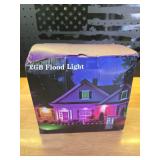 Upgraded LED Flood Light Outdoor 25W 4 Pack, DIY Color Changing Christmas Lights Outdoor Patio Floodlights with Remote, IP66 Waterproof RGB Spot Light Timing Uplights for Events Party Stage Light - Re