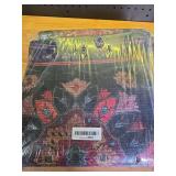 Alfasoft Washable Modern Floral Area Rug 3x5 Black Low Pile Ultra Thin Soft Print Flower Entryway Rug for Bedroom, Bedside, Kitchen, Hallway, Kids Room, Office, College, Dorm - Retail: $40