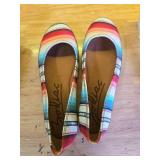 Zodiac Womens Dawn Canvas Slip On Ballet Flats Size 6 - Retail: $79