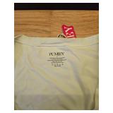 Pumiey White Basic T-Shirt Small - Retail: $12