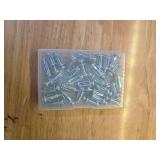 Etauwe M5 x 25mm Heavy Duty Hollow Wall Anchors, Zinc Plated Steel Hollow Drive Wall Anchor Screws for Drywall, Plaster and Tile?30 PCS - Retail: $8