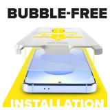 FlexiSchutz® for Samsung Galaxy S24 PLUS/ S25 PLUS Screen Protector with Installation Tool, Tempered Glass for Samsung S25 PLUS/ S24 PLUS Screen Protector, HD Clarity, Buble Free Anti Scratch [2 Pack