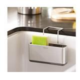 simplehuman Slim Sink Caddy Sponge Holder, Brushed Stainless Steel, Silver - Retail: $25