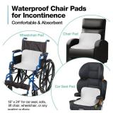 SOLOSHINE Washable Waterproof Underpads, 18\ x 24\in (3 Pack) Heavy Absorbency Reusable Incontinence Pads for Chair, Bassinet, Crib, Car Seat, Sofa, Wheelchair - Retail: $10in