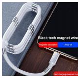 JJKKZVZ 2Pack Upgraded Magnetic USB C to USB C Fast Charging Cable (3ft 60W), Magnetic Charging Cable, USB 2.0 Type C Charging Data Transfer Cable with Soft Protective Tube for All USB C Devices - Ret