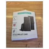 SUANPOT for Samsung Galaxy S21 6.2\(Non S21+) with RFID Blocking Leather Wallet case Credit Card Holder,Flip Folio Book Phone case Shockproof Cover Women Men for Samsung S21 case Wallet Blue - Retail: