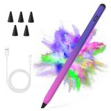 ???Stylus Pen for iPad 2018-2023 with Palm Rejection, Active Pencil for iPads 10th/9th/8th/7th/6th Gen, for iPad Pro 11/12.9 inch, for iPad Air 5th/4th/3th, for iPad mini 6th/5th Gen(Purple Rose Red) 