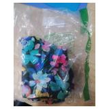 Daci Colorful Flower Women Mid Waist Bikini Bottoms - Full Coverage Swim Bathing Suit Bottom Side Tied Swimsuit Bottoms S - Retail: $20