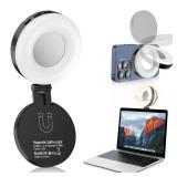 Selfie Light, Selfie Light for iPhone, Portable Phone Ring Light for Video Recording, Adjusted 4 Modes, Rechargeable Fill Light for Selfies, Photography, Makeup, Vlogs, TikTok, Video?Black? - Retail: 