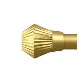 Box Space Curtain Rods for Windows 28 to 48 Inch, Gold Curtain Rod Adjustable Drapery Rods with Exquisite Finial for Living Room, Bedroom, Kitchen, Outdoor Patio, Gold - Retail: $11