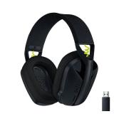 Logitech G435 LIGHTSPEED and Bluetooth Wireless Gaming Headset - Lightweight over-ear headphones, built-in mics, 18h battery, compatible with Dolby Atmos, PC, Mobile - Black - Retail: $47