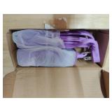 Purple Small Power Strip, 4 AC Outlets 3 USB Ports (17W Fast Charge), 5 Ft Flat Extension Cord, Travel Cute Kawaii Purple Desk Accessories - Retail: $15