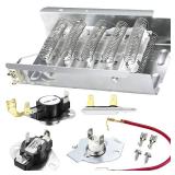 279838 Dryer Heating Element Fit for Whirlpool and Maytag and Kenmore Dryers Replaces AP3094254 PS334313 8565582 3403585 - with 3392519 3977393 Thermal Fuse and 3387134 3977767 High-Limit Thermostat-S