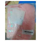 Szytypyl Glinda Costume for Girls Witch Pink Sequins Tulle Dress Up Size 130 - Retail: $31