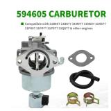 Yunnergo 594605 Carburetor with Gaskets Kit Replacement for 17.5 14Hp - 18Hp Engine 594605 792768 591734 594603 Carb Single Cylinder Engine - Retail: $5,390