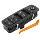 ZAPSOTS Master Power Window Switch.3+9 Pins Metal.Fits for 2012-2015 Chrysler Town Country,12-15 Dodge Grand Caravan,13-15 Ram 1500 2500.Front Left Driver Side Control switches.68110867AB(Blue Light) 